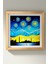 Ahşap Çerçeveli Tablo Çerçeveli Ahşap Dekor Tablo Seti Dekoratif Tablo Van Gogh Istanbul Manzarası 2