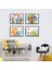 Bebek Odası Çocuk Odası Doğumgünü Parti Pano Tablo Mdf Baskı Dekorasyon Hayvanlar Diyarı Resim Çerçeveli Çocuk Odası 30X40 1