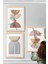 Çerçeveli Çoklu Tablo Modern Minimal Çerçeveler Ev Dekoru Konsept 3'lü Ahşap Çerçeve 1