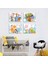 Bebek Odası Çocuk Odası Doğumgünü Parti Pano Tablo Mdf Baskı Dekorasyon Hayvanlar Diyarı Resim Çerçeveli Çocuk Odası 20X30 1