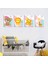 Bebek Odası Çocuk Odası Doğumgünü Parti Pano Tablo Mdf Baskı Dekorasyon Hayvanlar Diyarı Resim Çerçeveli Çocuk Odası 20X30 1