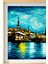 Ahşap Çerçeveli Tablo Çerçeveli Ahşap Dekor Tablo Seti Dekoratif Tablo Van Gogh Istanbul Manzarası 3