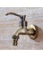 Bahçe Çamaşır Makinesi Duvar Montaj Tek Delikli Lavabo Havza Muslukları Bronz (Yurt Dışından) 2