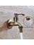 Bahçe Çamaşır Makinesi Duvar Montaj Tek Delikli Lavabo Havza Muslukları Bronz (Yurt Dışından) 3