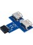 Yeni USB 9 Pimli Başlık (2x5) Ila 2 Soket Çift Anakart Adaptörü (Yurt Dışından) 1