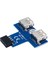 Yeni USB 9 Pimli Başlık (2x5) Ila 2 Soket Çift Anakart Adaptörü (Yurt Dışından) 3