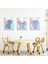 Bebek Odası Çocuk Odası Doğumgünü Parti Pano Tablo Mdf Baskı Dekorasyon Hayvanlar Diyarı Resim Çerçeveli Çocuk Odası 20X30 1