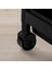 Ikea Vesken Banyo Mutfak Organizer Servis Sehpası Düzenleyici Tekerlekli Raf Ünitesi 3 Katlı Siyah 4