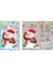 Yılbaşı Sticker Noel Baba Kardan Adam Elk Noel Ağacı Çelengi Mutlu Noel Hediyesi Pvc Sticker Cam Pencere Yılbaşı Süsleri (Yurt Dışından) 5