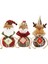 3 Adet Yılbaşı Hediye Çantası 3D Bebek Noel Baba Kardan Adam Elk Noel Arifesi Apple Bags Çocuk Hediye Şeker Çantası Yılbaşı Dekorları (Yurt Dışından) 1