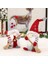 Yılbaşı Dekorları Çift Süpürge Noel Cüceleri Noel Baba Bebek Oda Dekorları (Yurt Dışından) 3