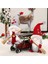 Yılbaşı Dekorları Çift Süpürge Noel Cüceleri Noel Baba Bebek Oda Dekorları (Yurt Dışından) 5