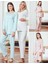 4802 Pudra Hamile Lohusa Pijama Sabahlık Takım 1