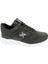 4039.G Deri Fashion Sneakers Ayakkabı 36-39 Siyah Beyaz 2