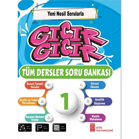 Ata Yayıncılık 1. Sınıf Gıcır Gıcır Tüm Dersler Soru Bankası