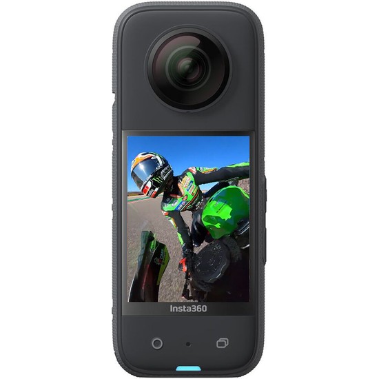 Insta360 One X3 5.7K 360° Çift Lensli, Su Geçirmez Aksiyon Kamerası – FlowState Stabilizasyon, Bluetooth 5.0 ve Wi‑Fi
