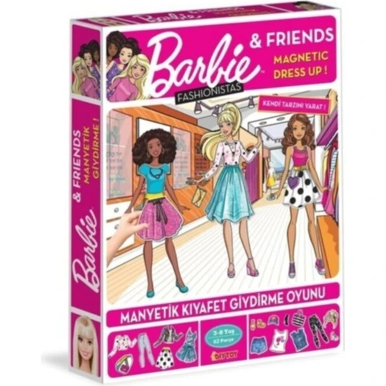 Barbie ve Arkadaşları Manyetik Kıyafet Giydirme