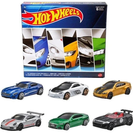 Hot Wheels Hot Wheels Avrupa Serisi 6 Lı Set European Car Culture