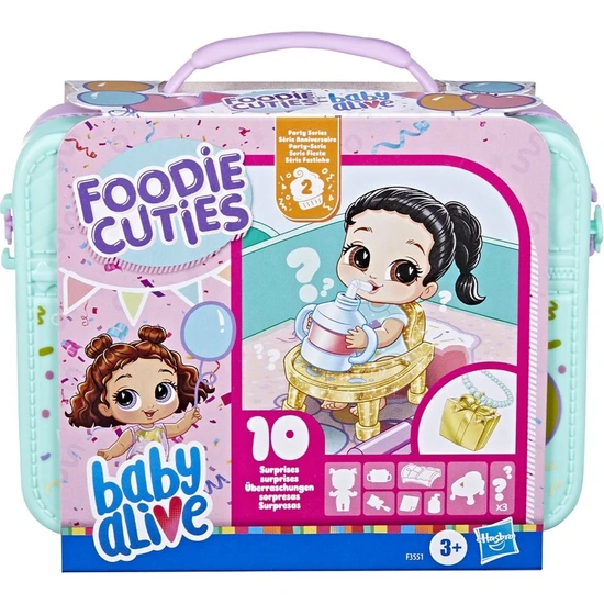 Baby Alive Foodie Cuties Süpriz Çantalar Seri 2 Yeni Süpriz Bebekler