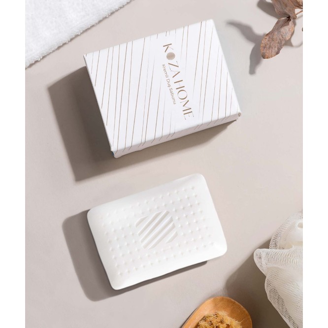 Soft Kremli Beyaz Sabun Kokulu Duş Sabunu