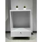 Sezer Mobilya Ankastre Fırın Dolabı Beyaz Suntalam Malzemeden Modern Tasarımlı 60 cm Genişlik