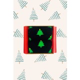 17 Gift Box 17GIFTBOX 2'li Yılbaşı Hediyesi Kutulu Çorap Yeni Yıl Baston Şeker Teması Desenli