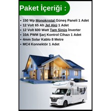 N&d Lighting Bağ Evi Karavan Tv+Aydınlatma Solar Paket 1,2kwp