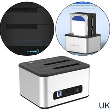 Dolity 2.5 "3.5" Sabit Disk Docking Istasyonu Sabit Disk Dock Çevrimdışı Klon Uk Fiş (Yurt Dışından)