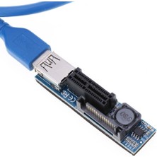 Dolity 0.6m Pci- 1x Ila 1x Adaptör Yönlendirici Pci Yuva Yükseltici Kablosu X4 X8 X16 (Yurt Dışından)