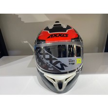 Axxis Kask Axxis Draken S Cougar Gloss Fluor /red