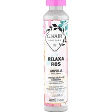 Ghair G.hair Relaxa Fios Anında Etkili Saç Bakım Ampülleri 40 ml x 12 Adet