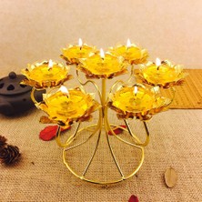 Tealight Stand Rank Ghee Lamba Tutucu Şamdan Dekor El Sanatları