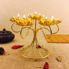 Tealight Stand Rank Ghee Lamba Tutucu Şamdan Dekor El Sanatları