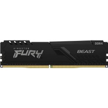 Kingston FURY Beast DIMM 8GB DDR4 3200MHz CL16 Performans Ram Modül