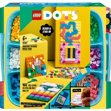 LEGO® DOTS Yapıştırılabilir Kare Parçalar Mega Paket 41957 - 6 Yaş ve Üzeri Çocukların Tasarımlarını Paylaşması için Kişiselleştirilebilir Kanvas Yapım Seti (486 Parça)