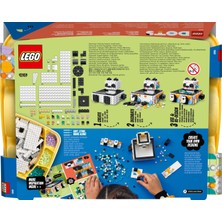 LEGO DOTS Sevimli Panda Tepsi 41959 - 6 Yaş ve Üzeri Çocuklar için Yaratıcı ve Kullanışlı Saklama Kutusu Yapım Seti (517 Parça)