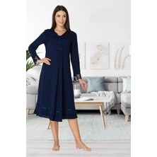 Effortt 2423 Model Effortt Dantelli Lohusa Gecelik 2423 Lacivert