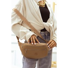 İmpolo Miya  Spor  Vizon  Taba  Kadın Bel Çanta