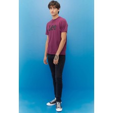 Lee Erkek Malone Skinny Fit Dar Kesim Düşük Bel Esnek Jean Kot Pantolon L736 Siyah