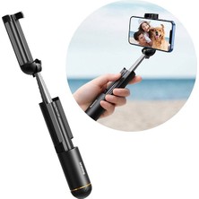 Alleon Baseus Mini Bluetooth Teleskobik Katlanabilir Selfie Stick Kablosuz Monopod