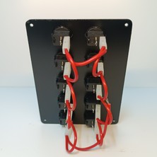 HT Marin Switch Panel 10'lu, Beyaz Düğmeli