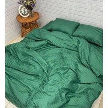 Tekstil Home Lüx Otel Serisi Çift Kişilik Pamuk Saten Nevresim Takımı Çarşaf Lastikli Fitted 160 x 200 cm