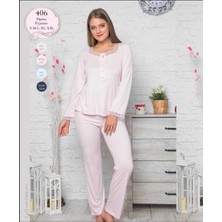 Limissi 406 Ecru  Hamile Lohusa Pijama Takımı