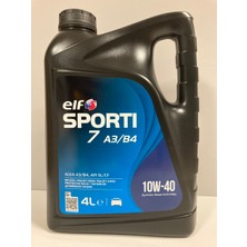 Elf Sporti 7 A3-B4 10W-40 Motor Yağı 4 Litre (Üretim Yılı: 2022)