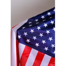 Zc Bayrak Amerika ABD Milli Gönder Bayrağı Raşel Kumaş Dijital Baskı 150x225 cm