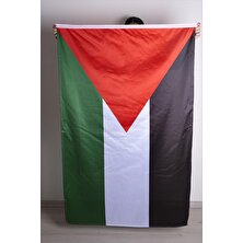 Zc Bayrak Filistin Milli Gönder Bayrağı Raşel Kumaş Dijital Baskı 150x225 cm