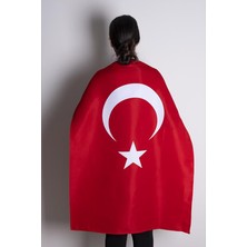 Zc Bayrak Türk Bayrağı Raşel Kumaş Aplike Dikiş 100x150 cm
