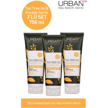 Urban Care Tea Tree Oil & Keratin Saç Bakım Şampuanı 3'lü Set