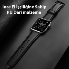 Dux Ducis Apple Watch 42/44/45MM Için Business Deri Kayış Kordon