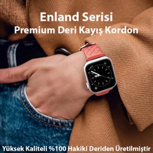 Dux Ducis Apple Watch 38/40/41MM Için Enland Serisi Premium Deri Kayış Kordon